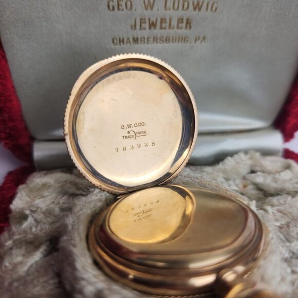 1900 American Waltham Seaside Model 1891 0s Crescent 20Y Case Pocket Watch Runs - Picture 13 of 16